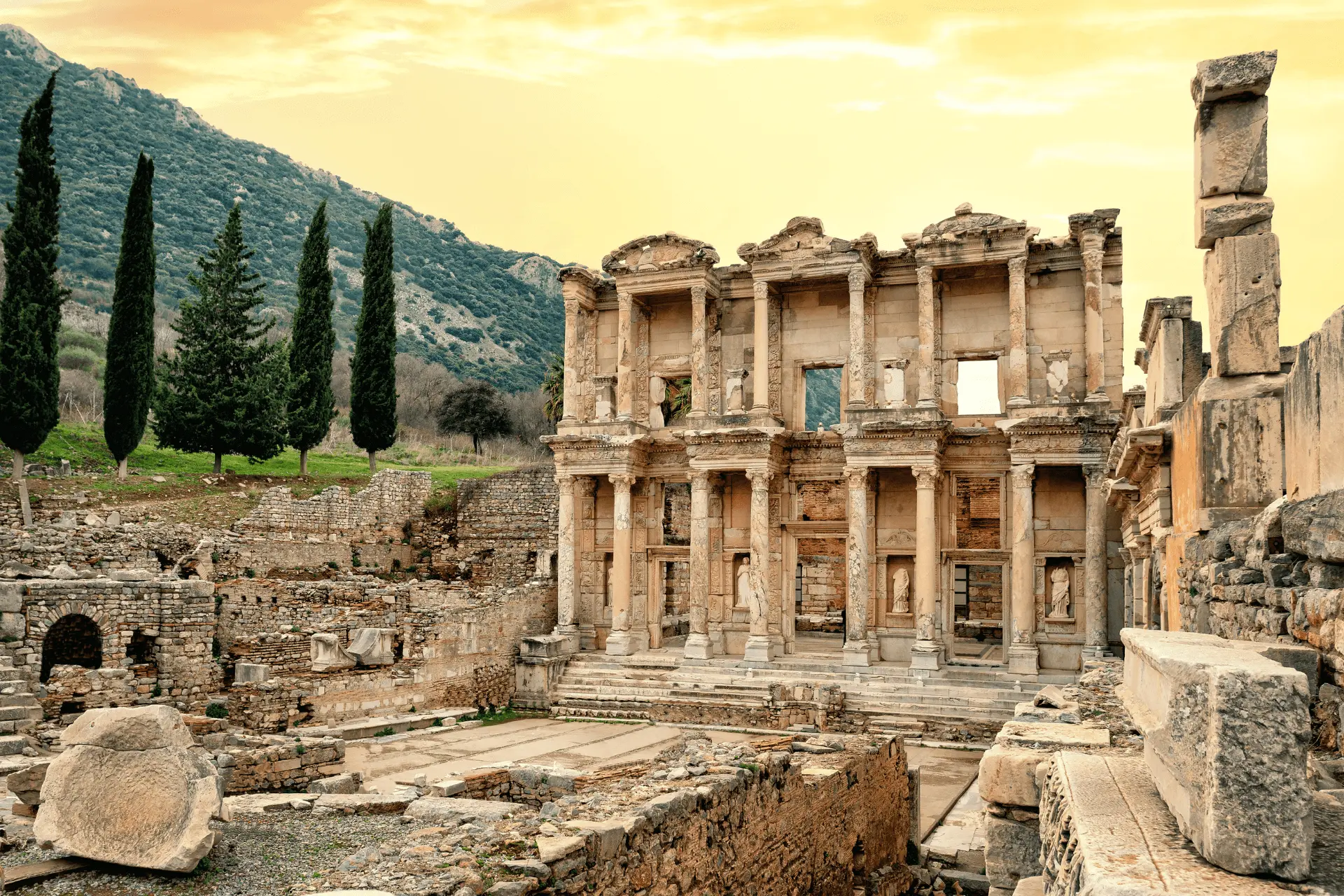 Library of Celsus at Ephesus near Kuşadası
